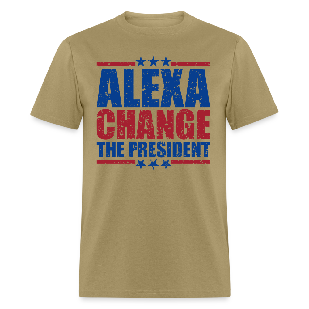 Alexa Change the President T-Shirt - khaki