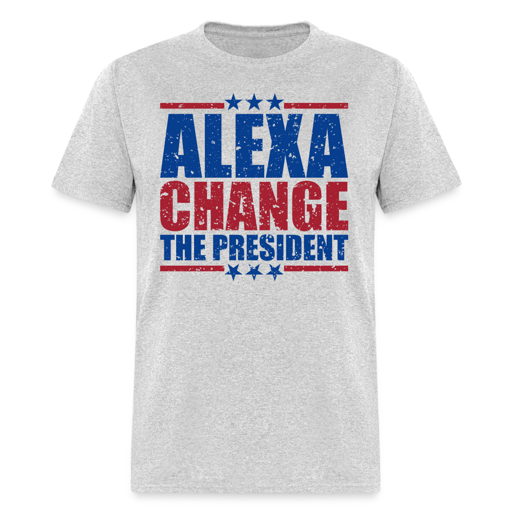 Alexa Change the President T-Shirt - heather gray