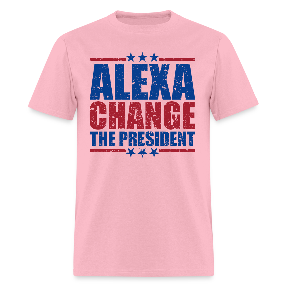 Alexa Change the President T-Shirt - pink