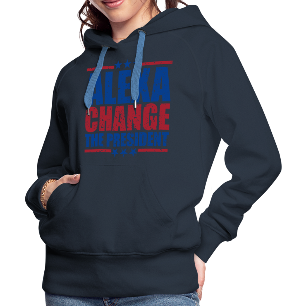 Alexa Change the President Men's Women’s Premium Hoodie - navy