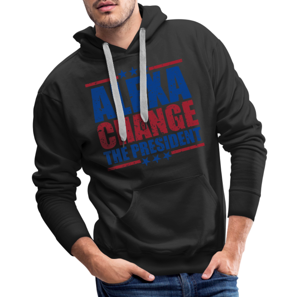 Alexa Change the President Men's Men’s Premium Hoodie - black