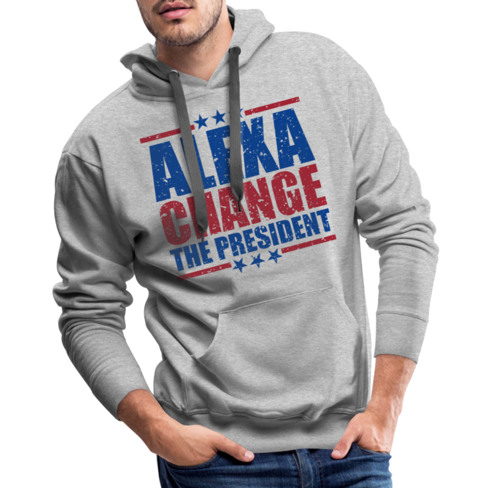 Alexa Change the President Men's Men’s Premium Hoodie - heather grey