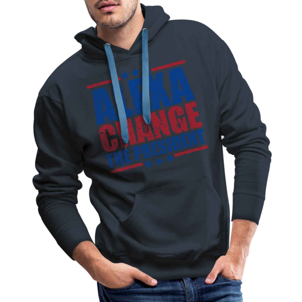 Alexa Change the President Men's Men’s Premium Hoodie - navy