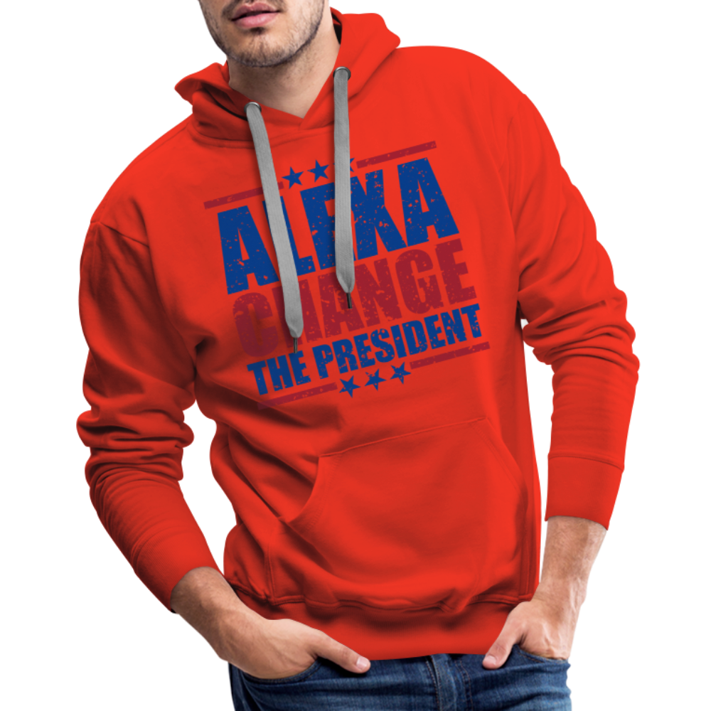 Alexa Change the President Men's Men’s Premium Hoodie - red