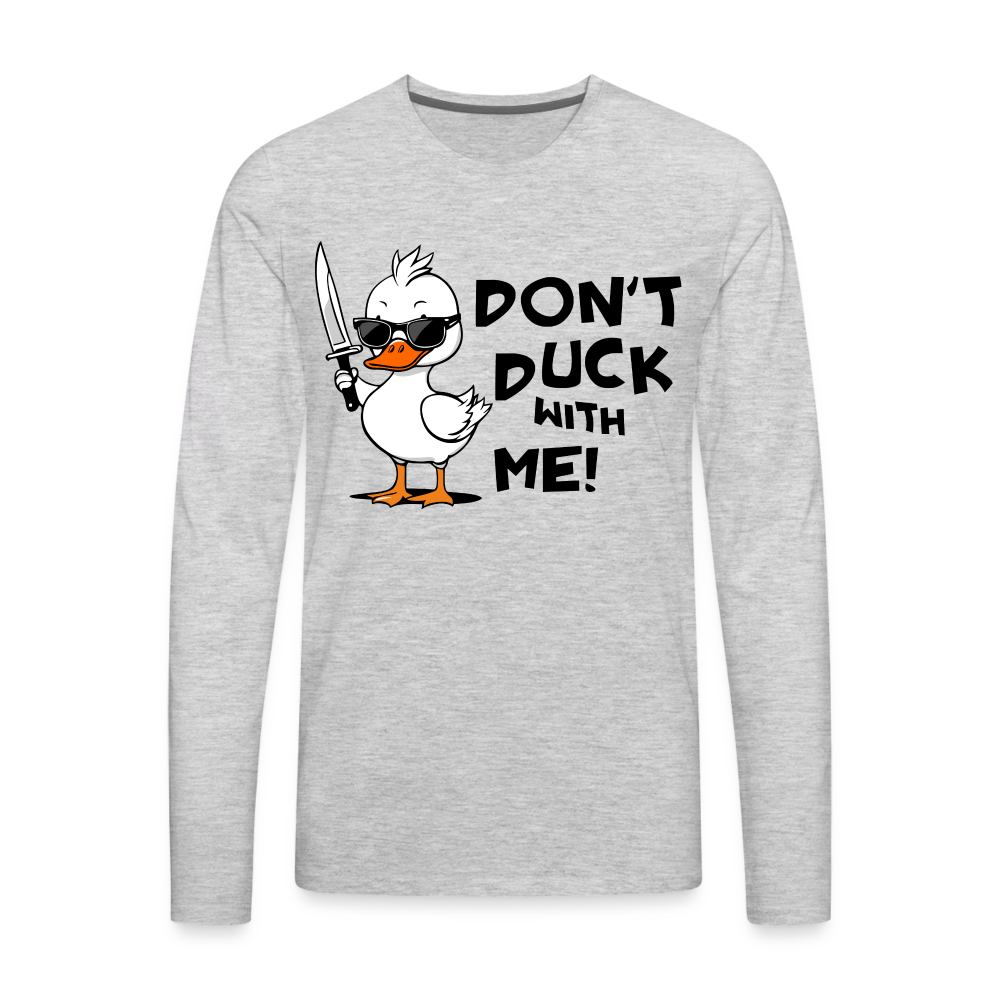 Men's Premium Long Sleeve T-Shirt - heather gray