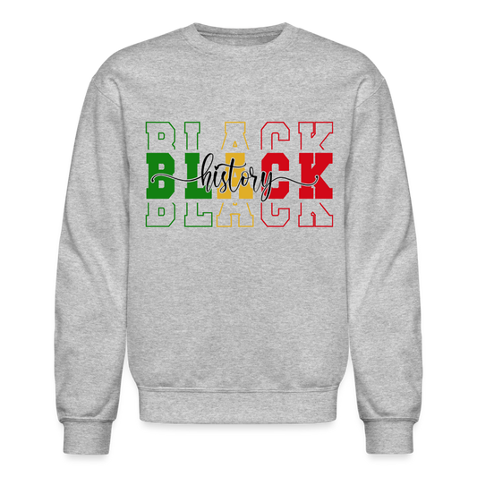 Black History Sweatshirt - heather gray