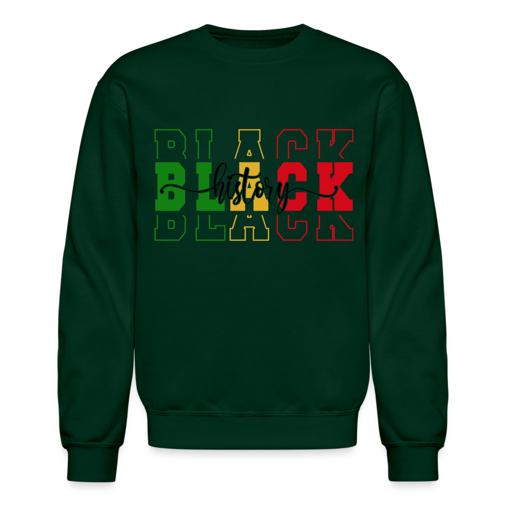 Black History Sweatshirt - forest green