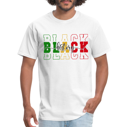 Black History T-Shirt - white