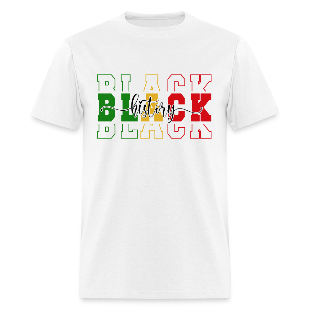 Black History T-Shirt - white