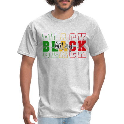 Black History T-Shirt - heather gray