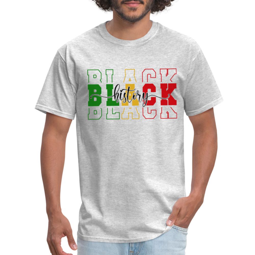Black History T-Shirt - heather gray