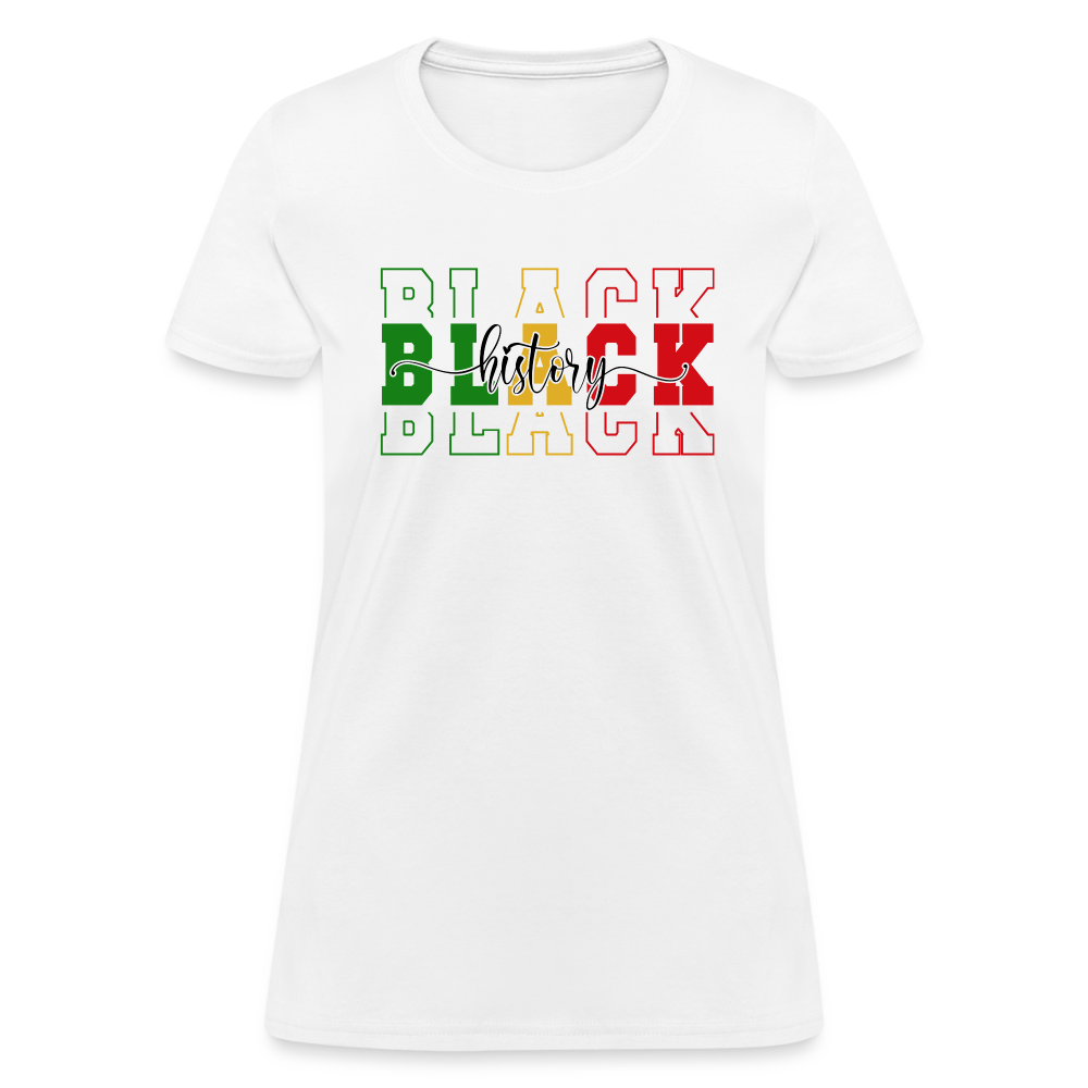 Black History Women's T-Shirt - white