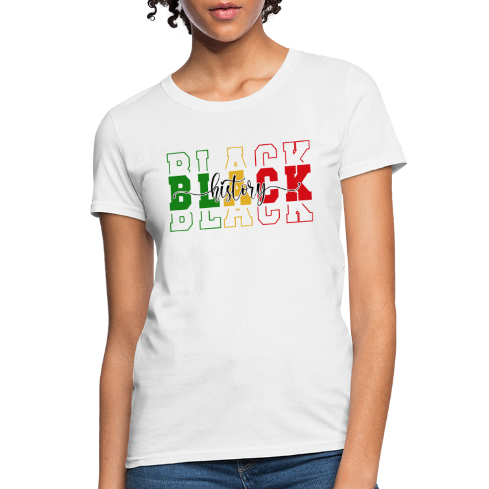 Black History Women's T-Shirt - white