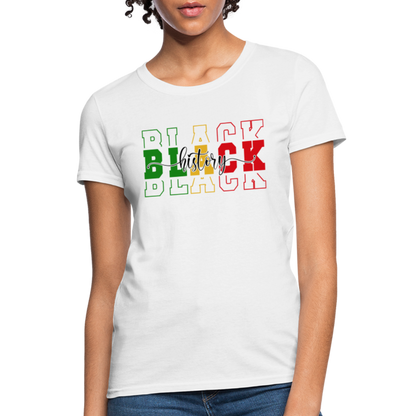 Black History Women's T-Shirt - white