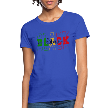 Black History Women's T-Shirt - royal blue