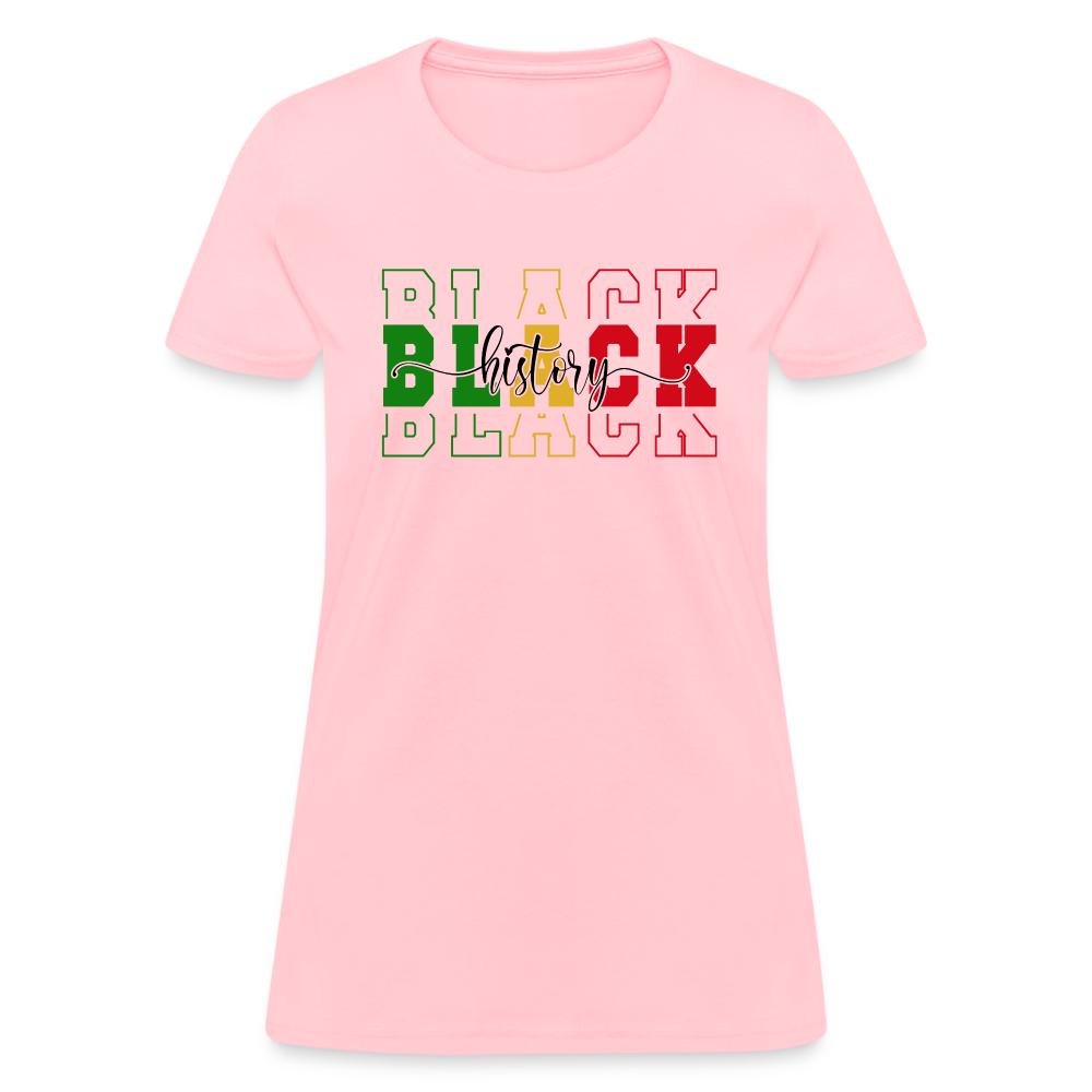 Black History Women's T-Shirt - pink