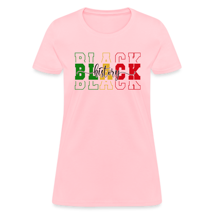 Black History Women's T-Shirt - pink