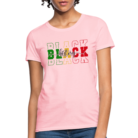 Black History Women's T-Shirt - pink