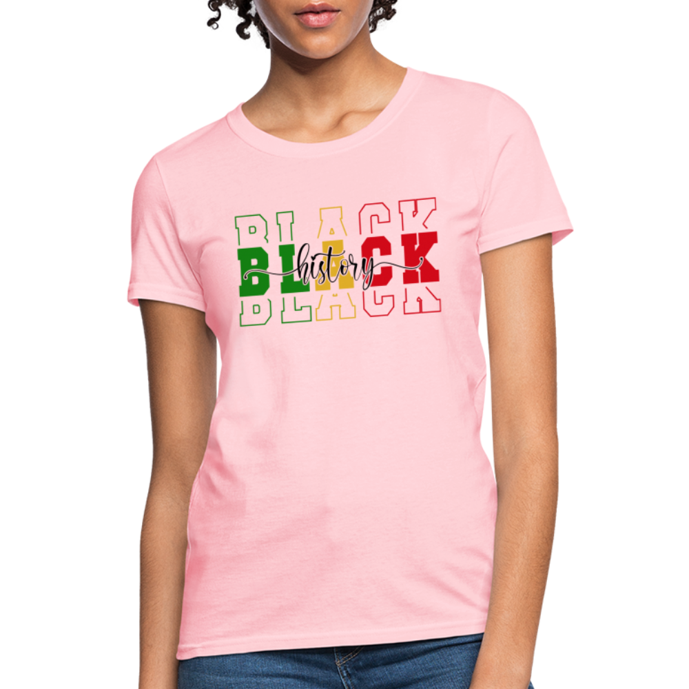 Black History Women's T-Shirt - pink