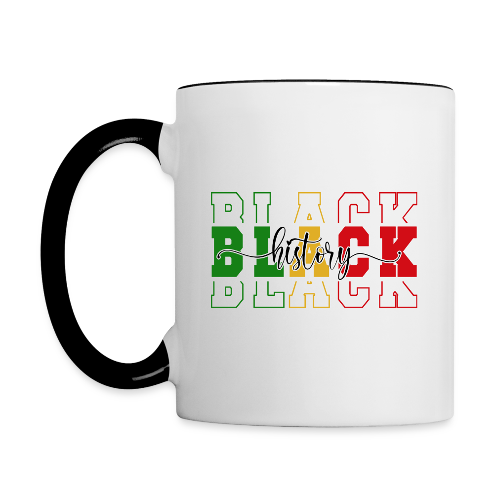 Black History Coffee Mug - white/black