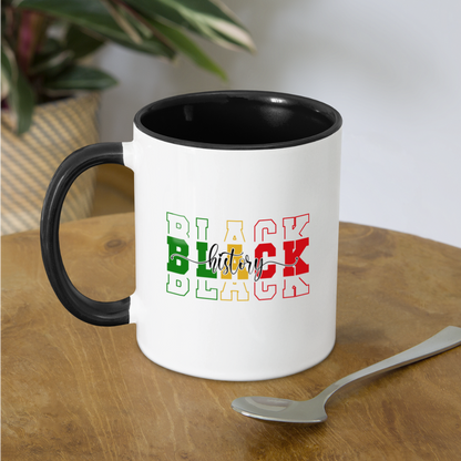 Black History Coffee Mug - white/black