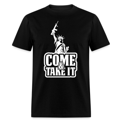 Come & Take It T-Shirt - (2nd Amendment Statute of Liberty) - black