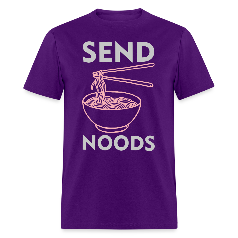 Send Noods T-Shirt (Noodles or Nudes) - purple