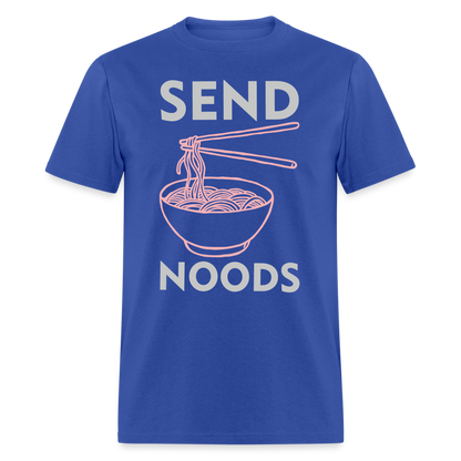 Send Noods T-Shirt (Noodles or Nudes) - royal blue
