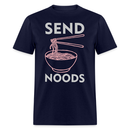Send Noods T-Shirt (Noodles or Nudes) - navy
