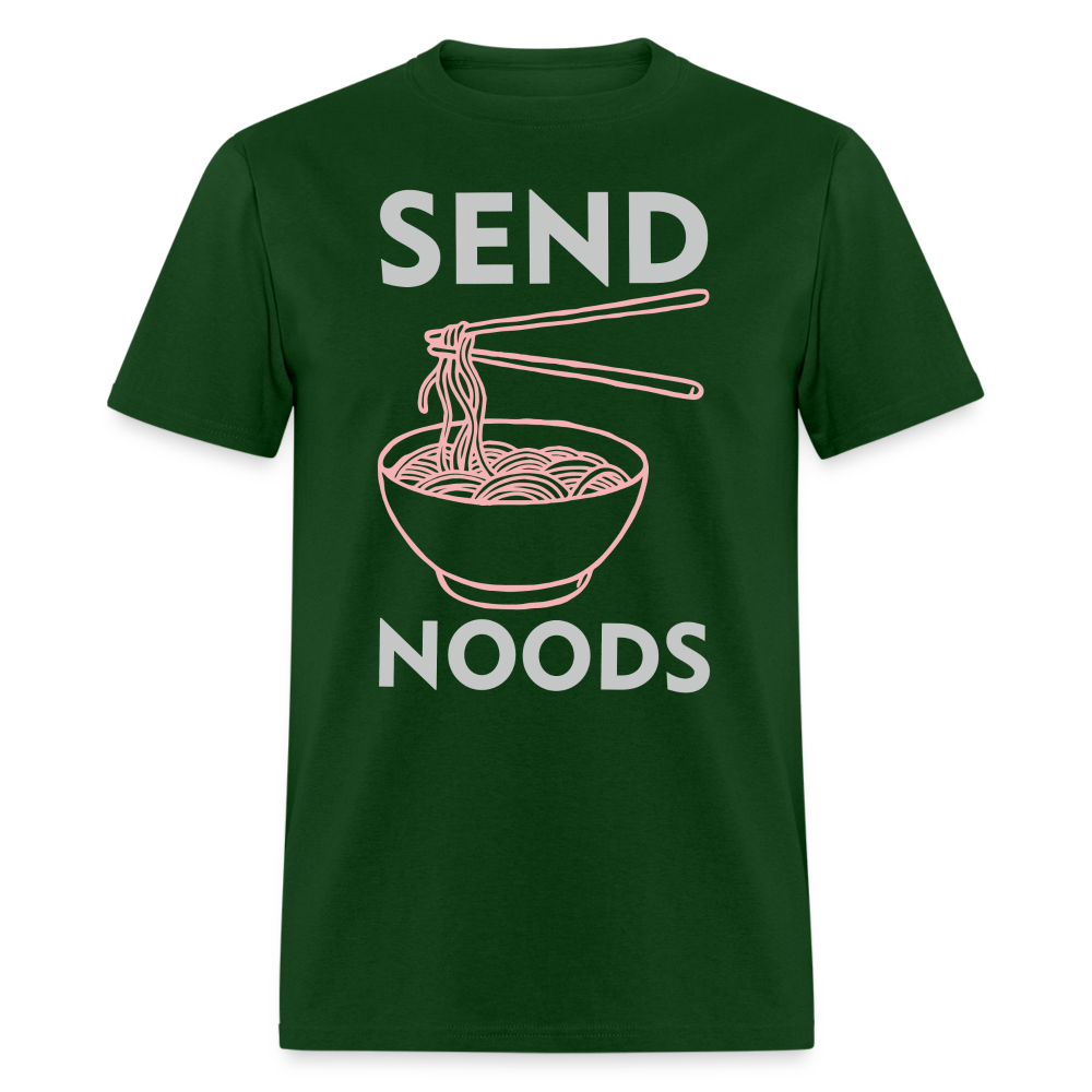 Send Noods T-Shirt (Noodles or Nudes) - forest green