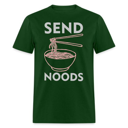 Send Noods T-Shirt (Noodles or Nudes) - forest green