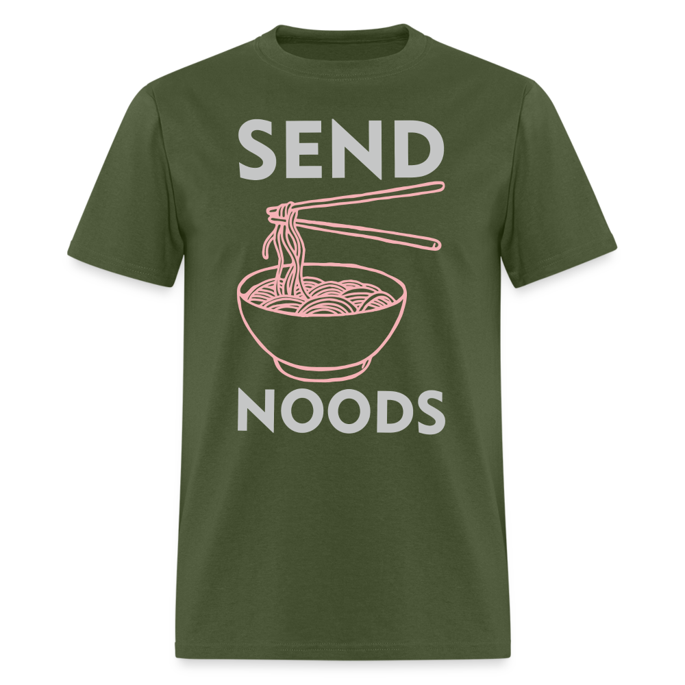 Send Noods T-Shirt (Noodles or Nudes) - military green