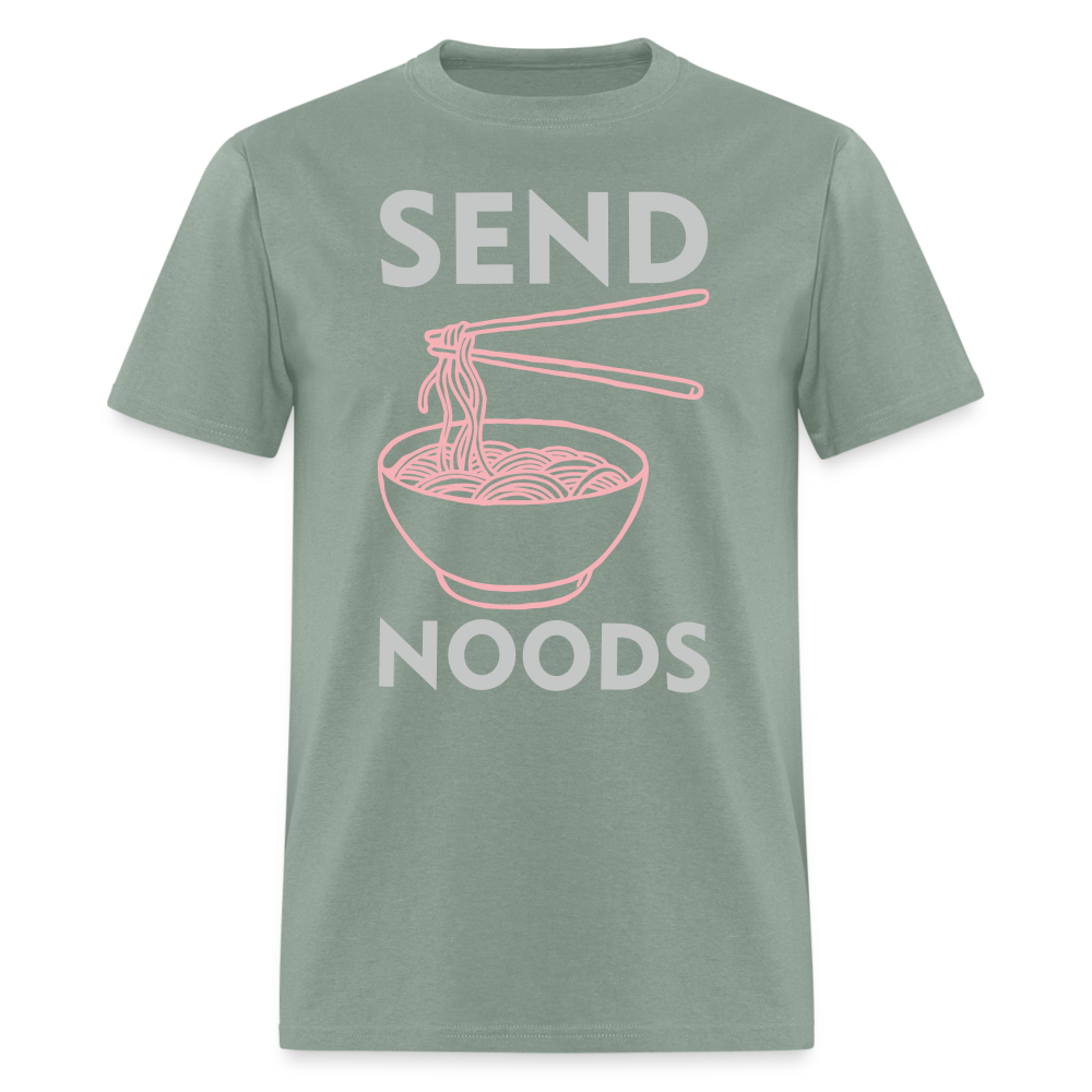 Send Noods T-Shirt (Noodles or Nudes) - sage
