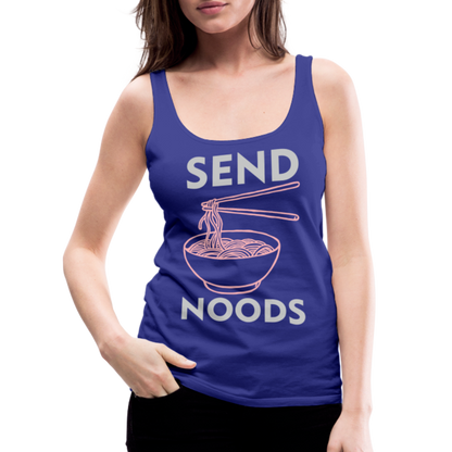 Send Noods Women’s Premium Tank Top (Send Nudes) - royal blue
