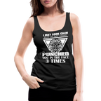 Punched You 3 Times In The Face Women’s Premium Tank Top (Stay Calm)