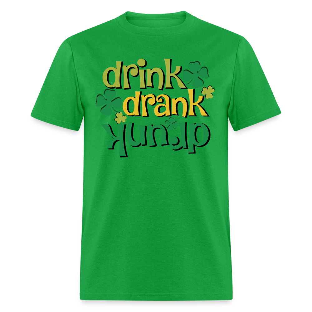 Drink Drank Drunk T-Shirt (St Patrick's) - bright green