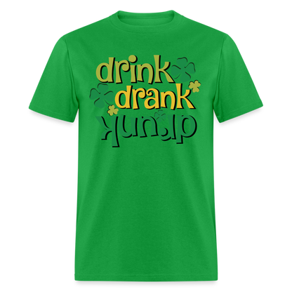 Drink Drank Drunk T-Shirt (St Patrick's) - bright green