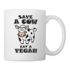 Save A Cow Eat A Vegan Coffee Mug