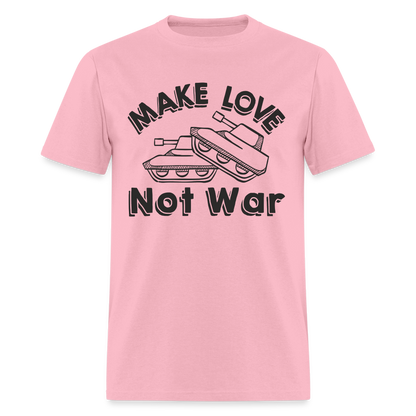 Make Love Not War T-Shirt - pink