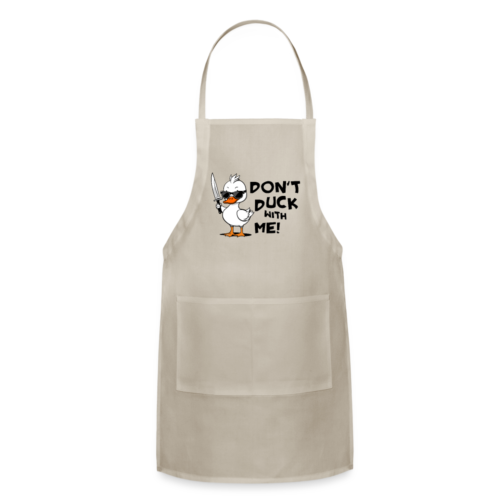 Don't Duck With Me Apron - natural