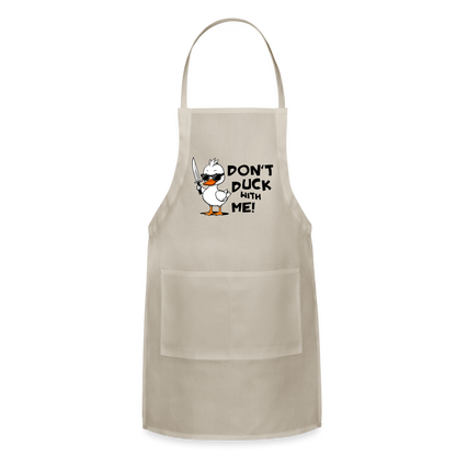 Don't Duck With Me Apron - natural