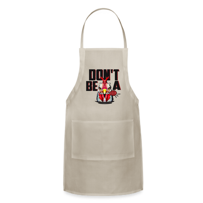 Do't Be A Cock Sucker Adjustable Apron - natural