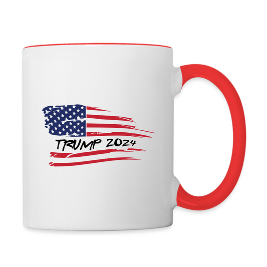 Trump 2024 Coffee Mug - white/red