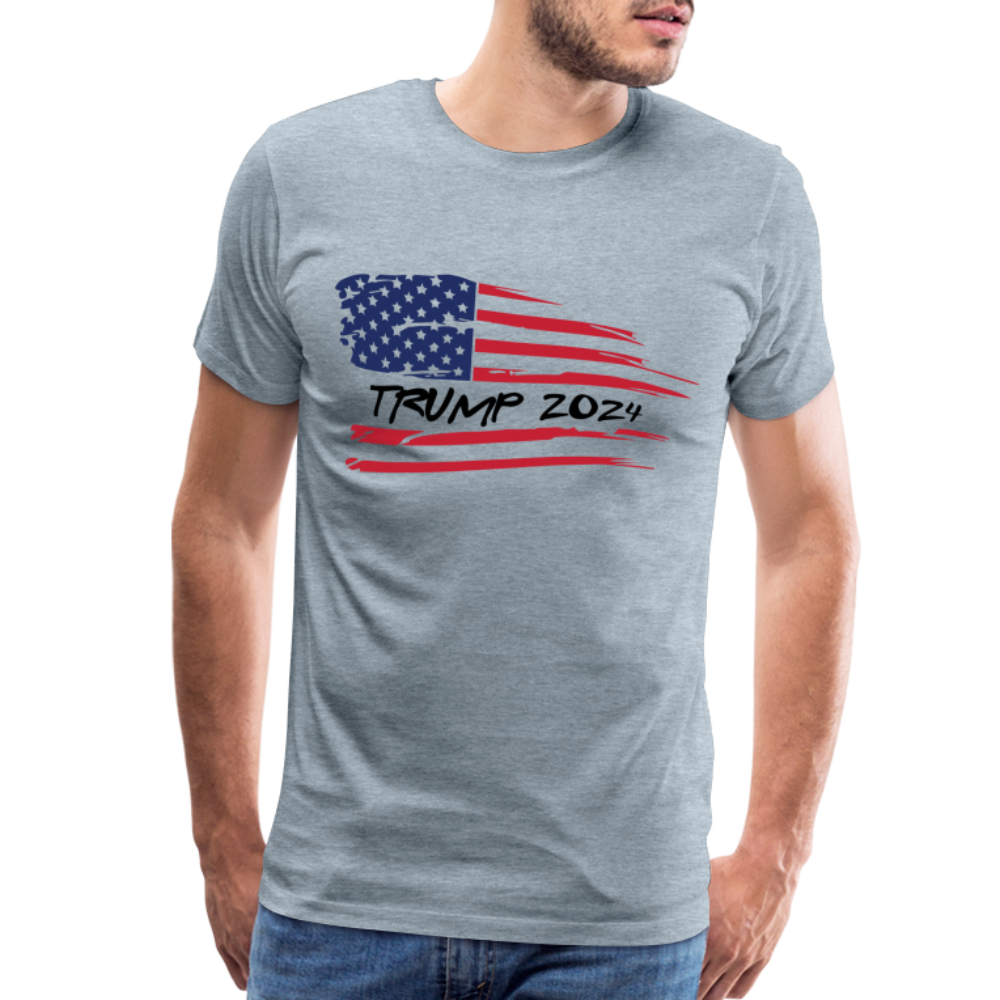 Trump 2024 Men's Premium T-Shirt - heather ice blue