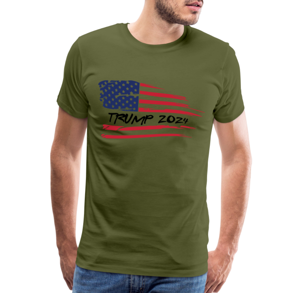 Trump 2024 Men's Premium T-Shirt - olive green