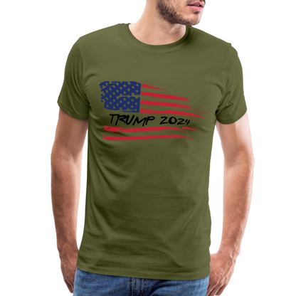 Trump 2024 Men's Premium T-Shirt - olive green