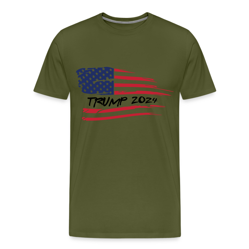 Trump 2024 Men's Premium T-Shirt - olive green