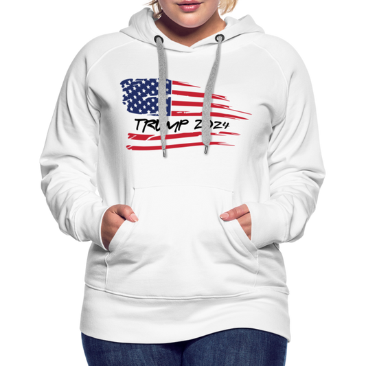 Trump 2024 Women’s Premium Hoodie - white