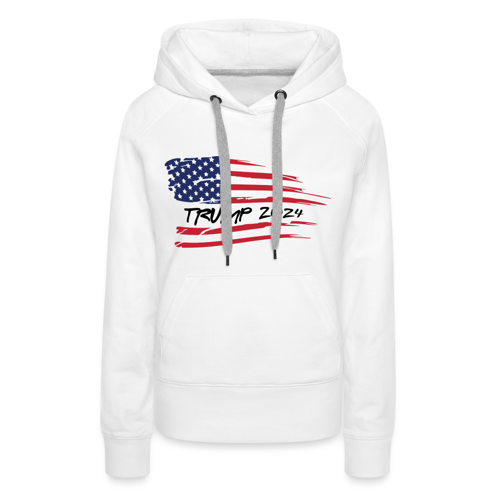 Trump 2024 Women’s Premium Hoodie - white