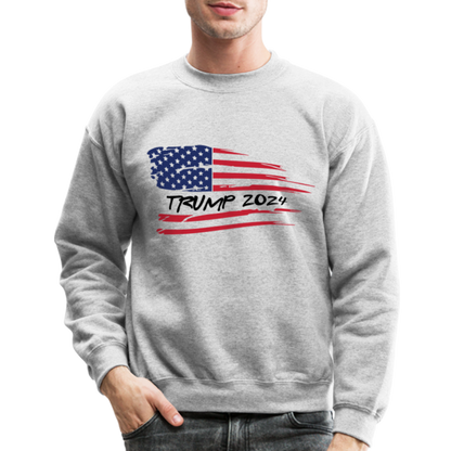 Trump 2024 Sweatshirt - heather gray